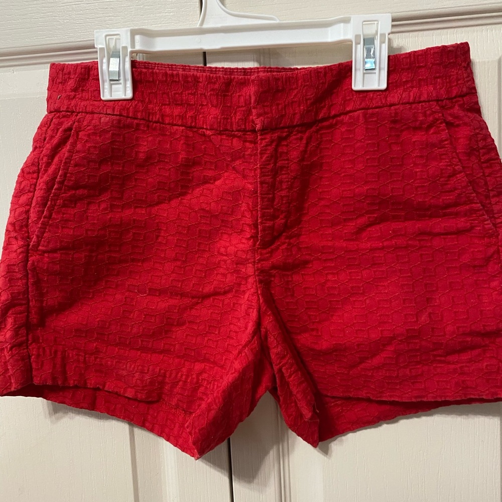 Banana Republic Hampton Fit Red Shorts